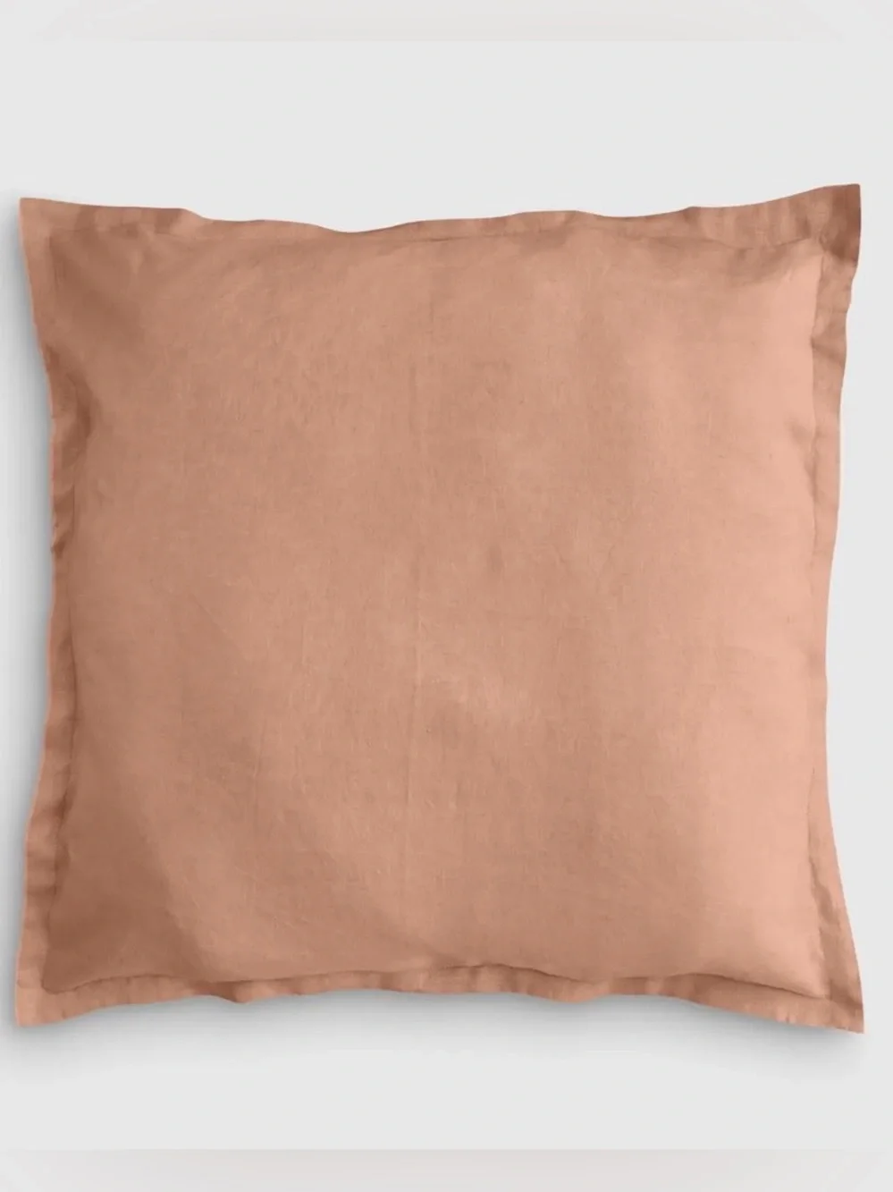 NWOT Quince European Linen Euro Sham, 26 X 26 (Desert Sunset)